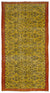 Yellow Over Dyed Vintage Rug 4'8'' x 9'0'' ft 143 x 275 cm