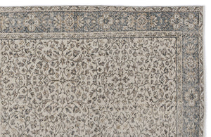 Naturel Over Dyed Vintage Rug 5'12'' x 9'7'' ft 182 x 291 cm