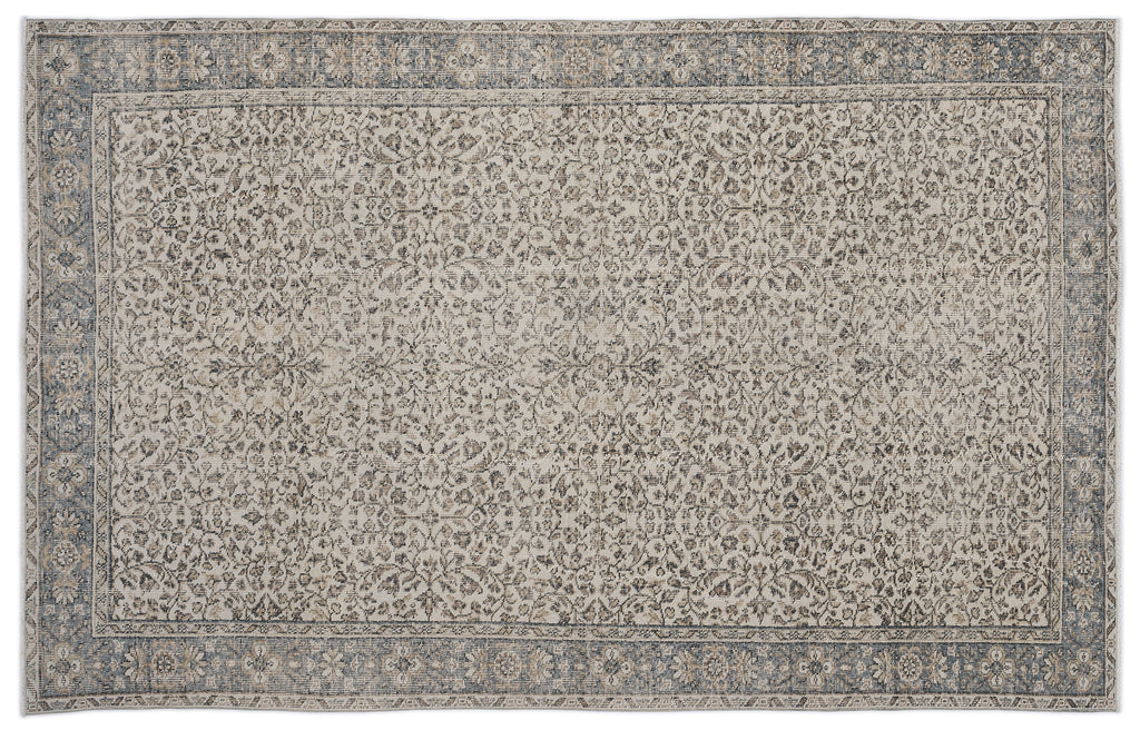 Naturel Over Dyed Vintage Rug 5'12'' x 9'7'' ft 182 x 291 cm