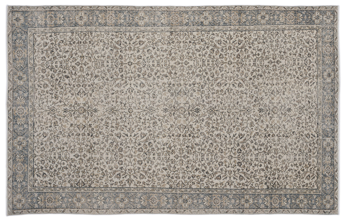 Naturel Over Dyed Vintage Rug 5&#39;12&#39;&#39; x 9&#39;7&#39;&#39; ft 182 x 291 cm