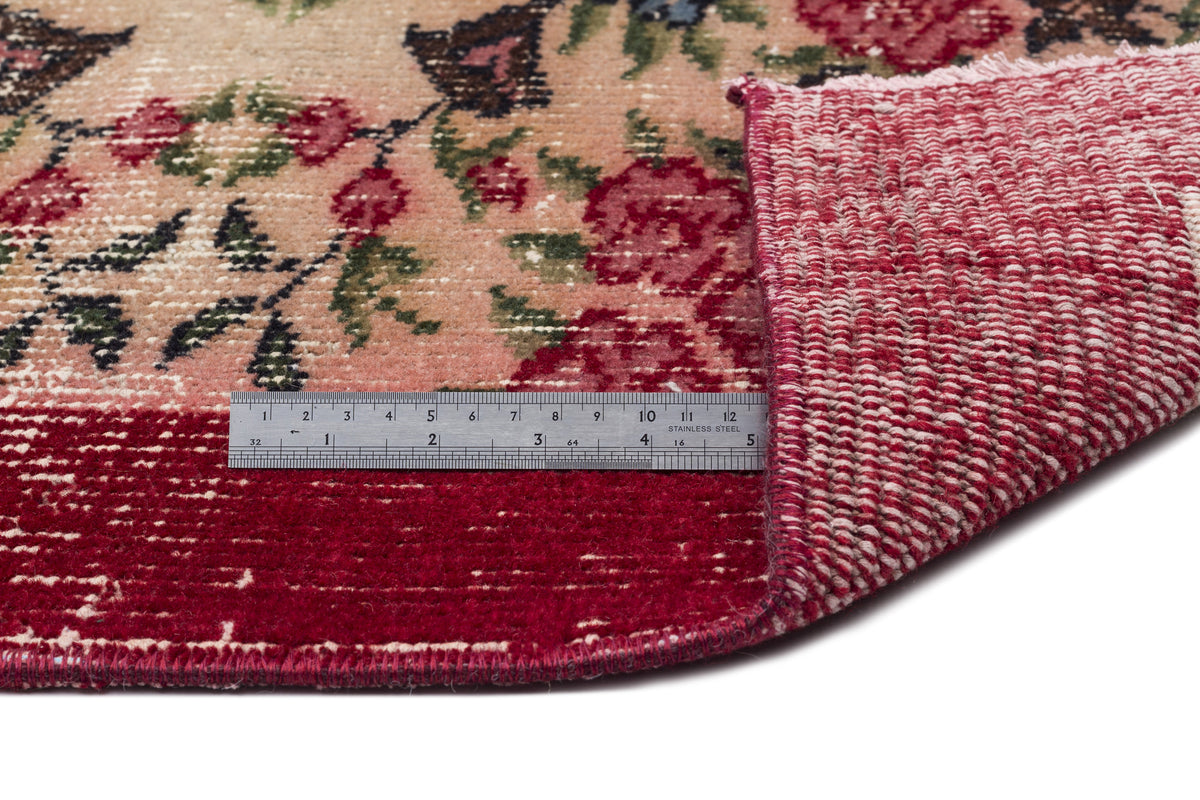 Retro Over Dyed Vintage Rug 5&#39;2&#39;&#39; x 8&#39;9&#39;&#39; ft 157 x 266 cm