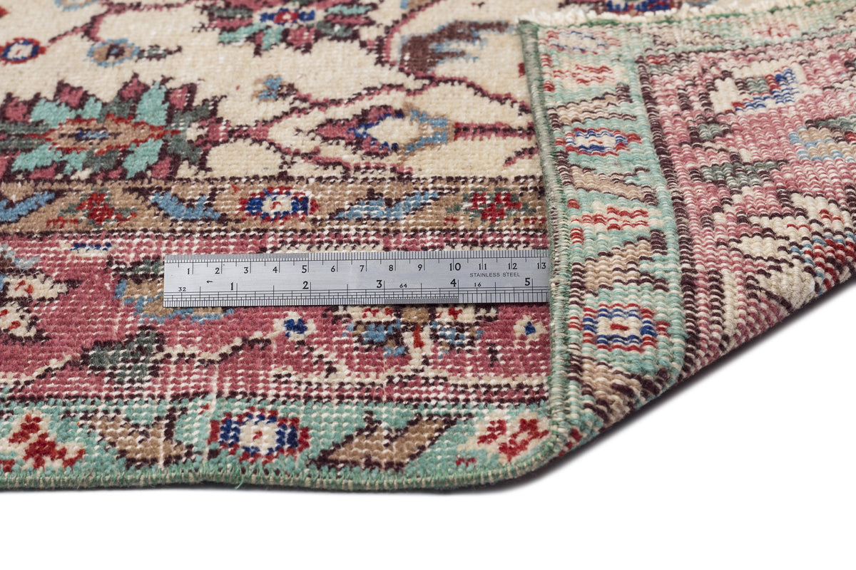 Naturel Over Dyed Vintage Rug 5&#39;3&#39;&#39; x 8&#39;8&#39;&#39; ft 160 x 264 cm