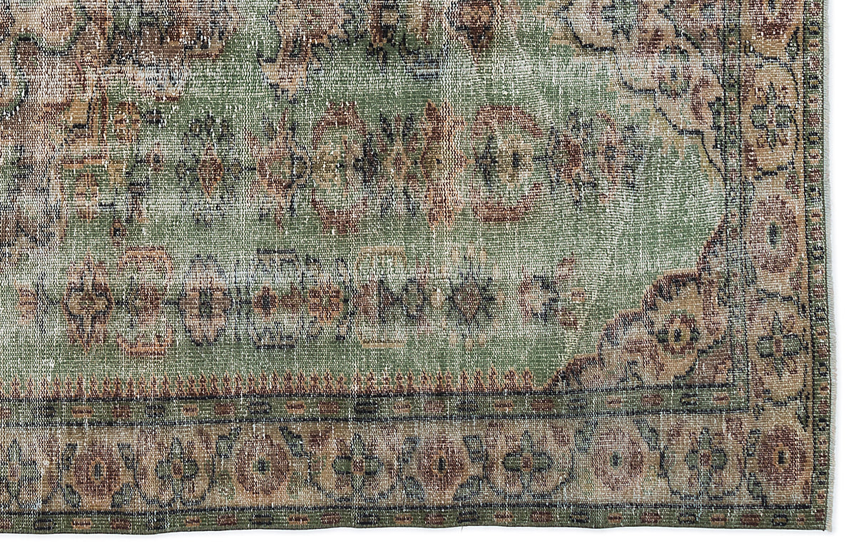 Naturel Over Dyed Vintage Rug 5&#39;12&#39;&#39; x 9&#39;3&#39;&#39; ft 182 x 283 cm