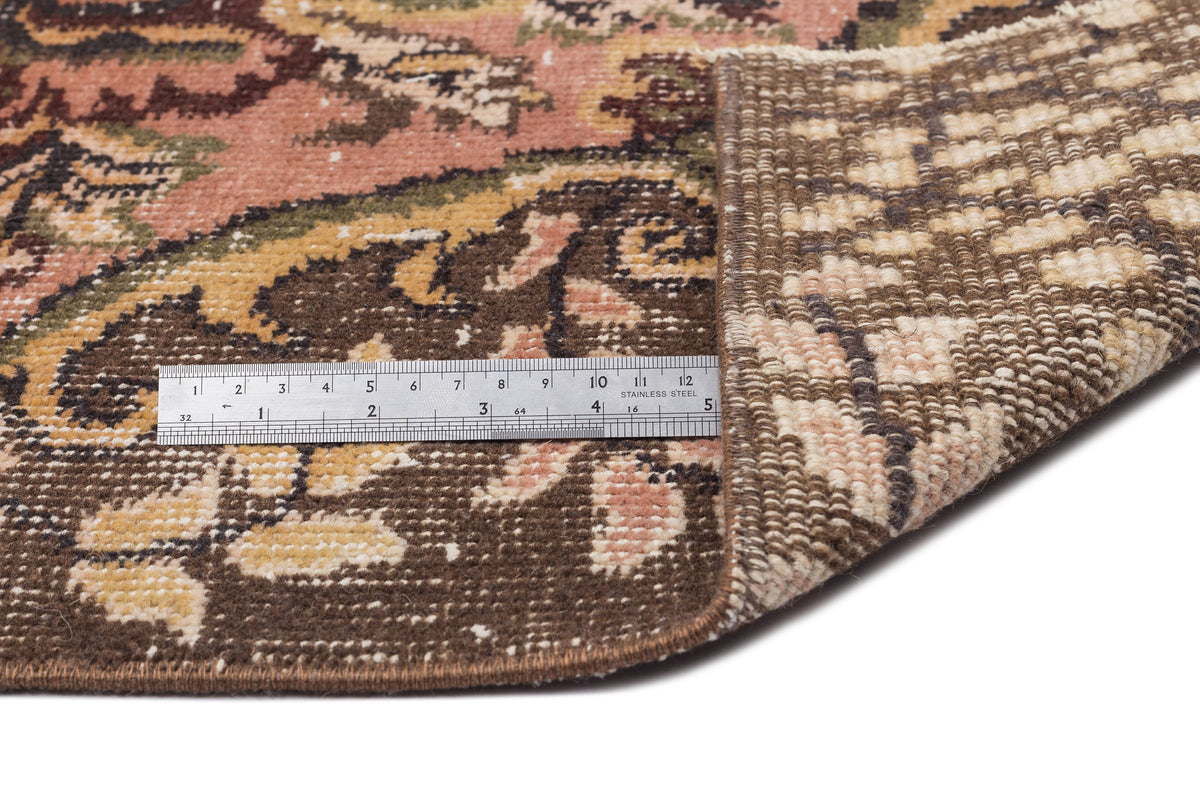 Naturel Over Dyed Vintage Rug 5&#39;4&#39;&#39; x 9&#39;5&#39;&#39; ft 163 x 288 cm