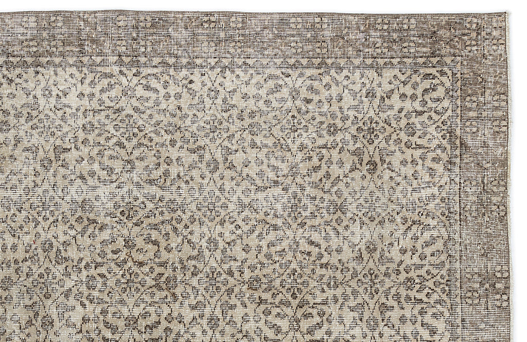 Naturel Over Dyed Vintage Rug 4'11'' x 8'3'' ft 151 x 252 cm