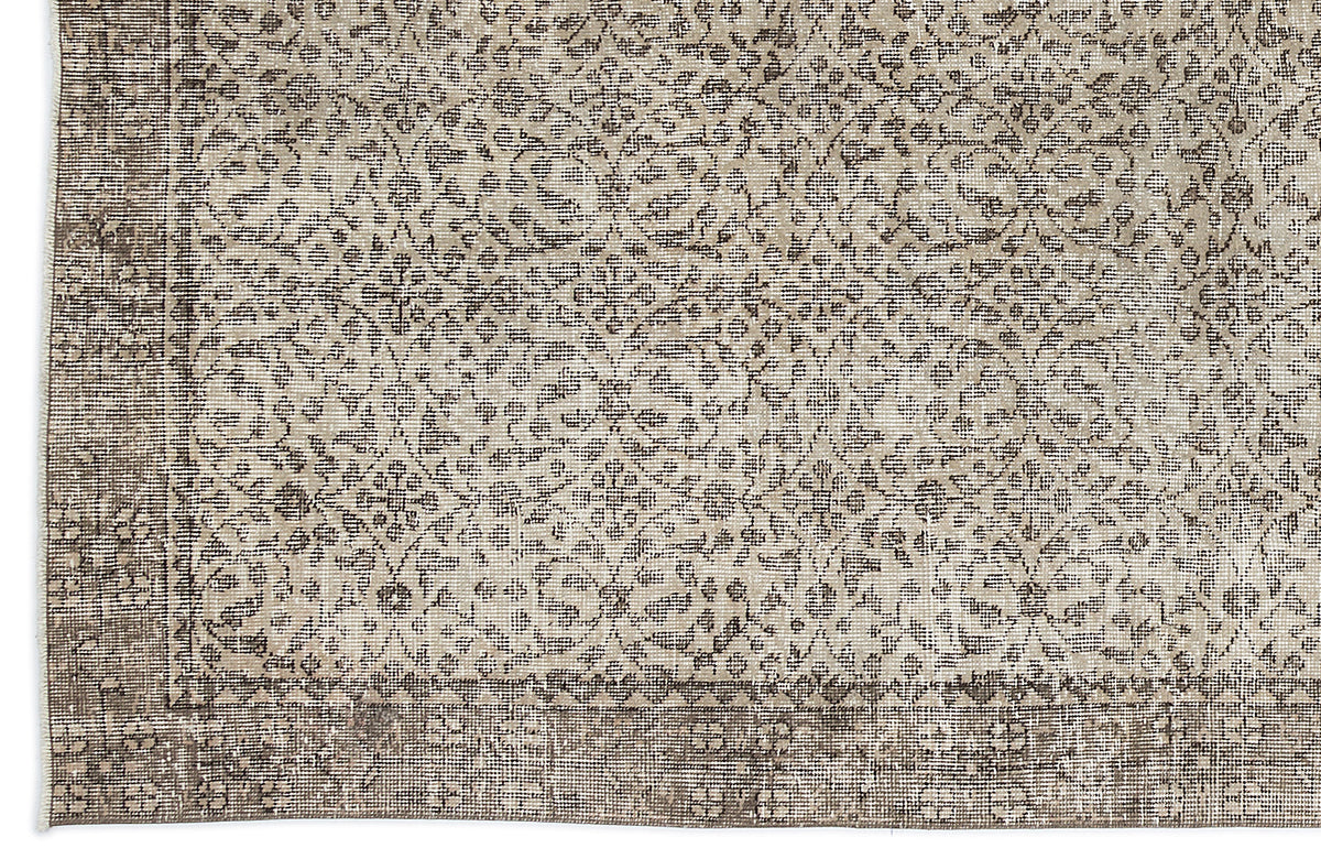 Naturel Over Dyed Vintage Rug 4&#39;11&#39;&#39; x 8&#39;3&#39;&#39; ft 151 x 252 cm