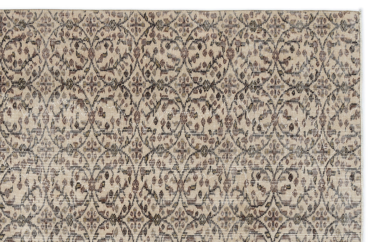 Naturel Over Dyed Vintage Rug 5&#39;4&#39;&#39; x 9&#39;1&#39;&#39; ft 163 x 276 cm