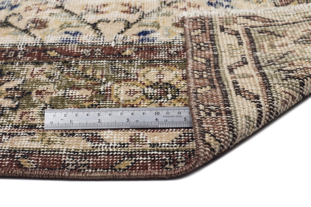 Naturel Over Dyed Vintage Rug 5'9'' x 8'6'' ft 176 x 258 cm