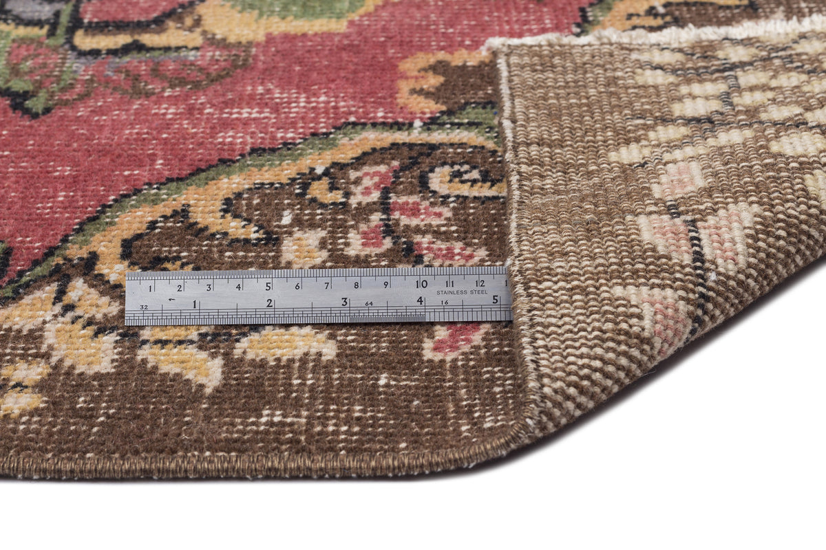 Naturel Over Dyed Vintage Rug 5&#39;8&#39;&#39; x 9&#39;6&#39;&#39; ft 173 x 290 cm