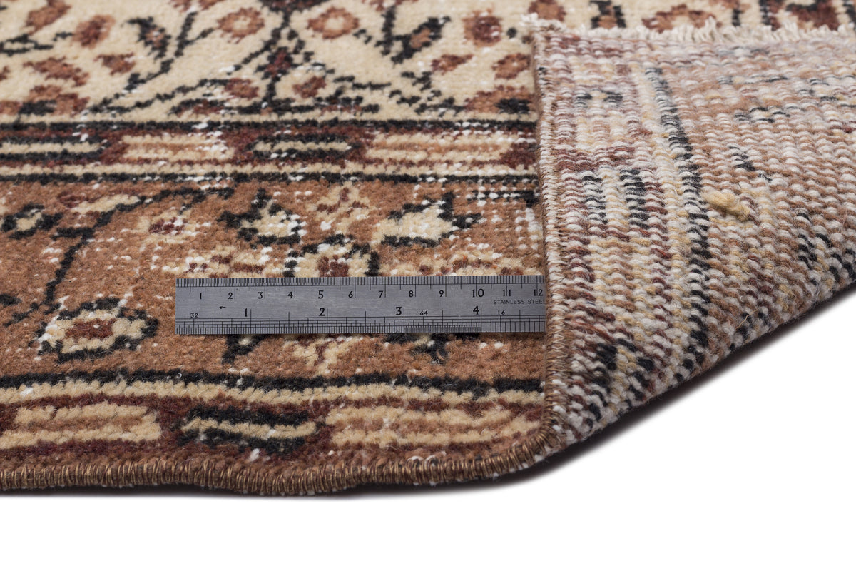 Naturel Over Dyed Vintage Rug 5&#39;3&#39;&#39; x 8&#39;11&#39;&#39; ft 161 x 271 cm