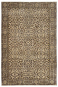 Naturel Over Dyed Vintage Rug 5'4'' x 8'4'' ft 163 x 254 cm