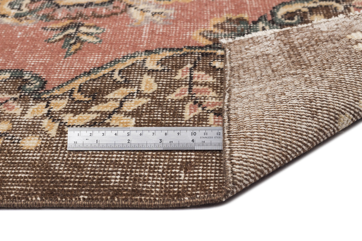 Naturel Over Dyed Vintage Rug 5&#39;4&#39;&#39; x 8&#39;4&#39;&#39; ft 163 x 253 cm