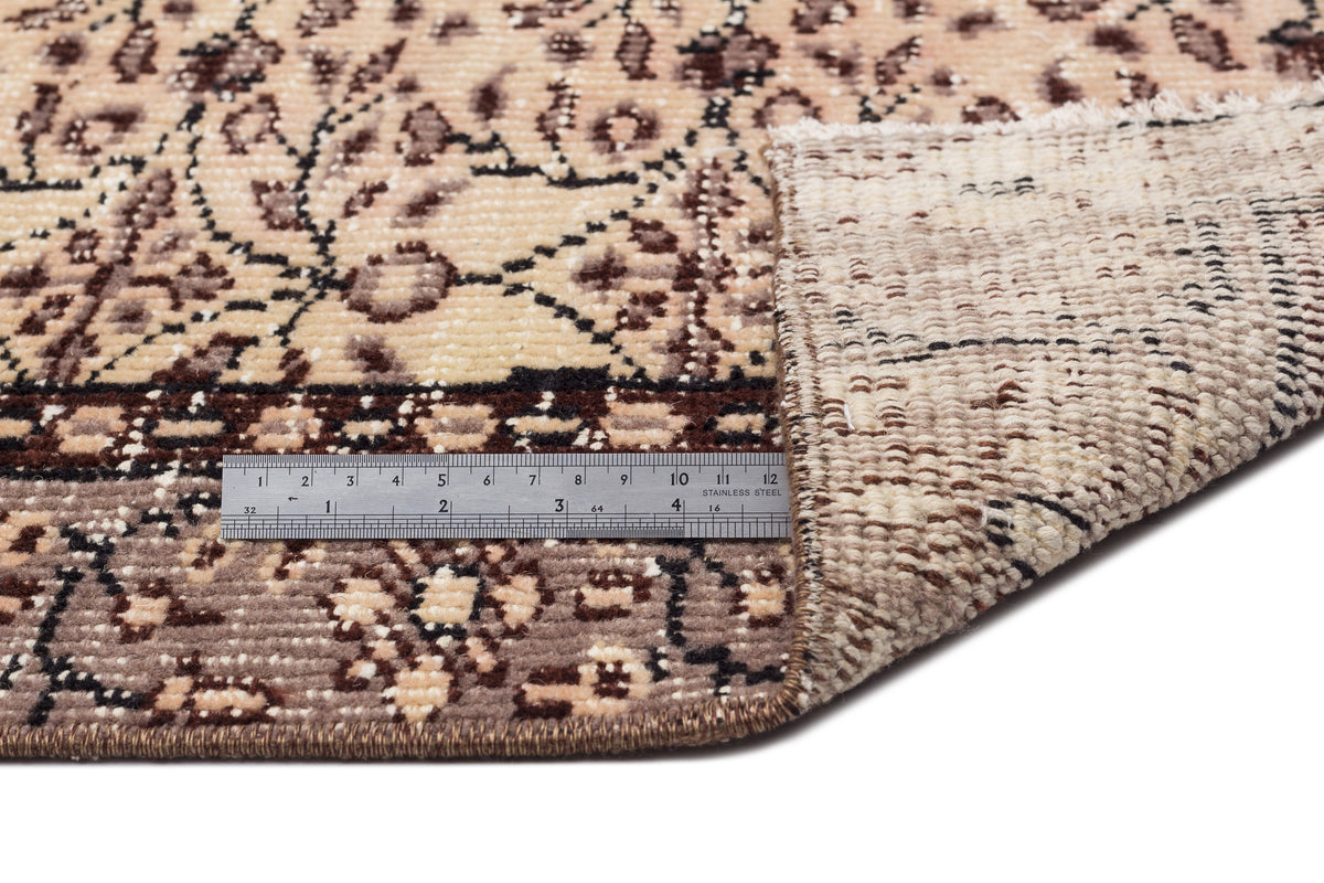 Naturel Over Dyed Vintage Rug 5&#39;2&#39;&#39; x 8&#39;9&#39;&#39; ft 157 x 267 cm