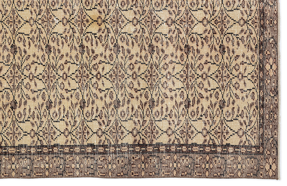 Naturel Over Dyed Vintage Rug 5&#39;2&#39;&#39; x 8&#39;9&#39;&#39; ft 157 x 267 cm