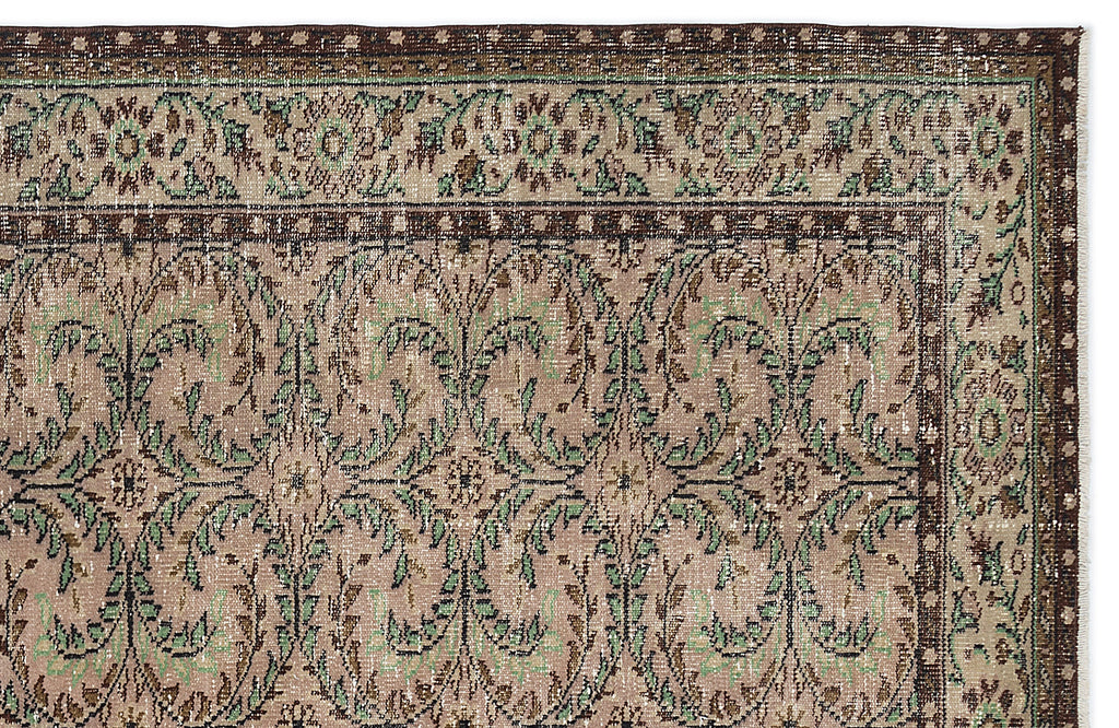 Naturel Over Dyed Vintage Rug 6'0'' x 9'9'' ft 184 x 297 cm