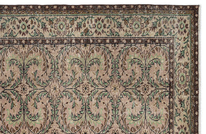 Naturel Over Dyed Vintage Rug 6'0'' x 9'9'' ft 184 x 297 cm