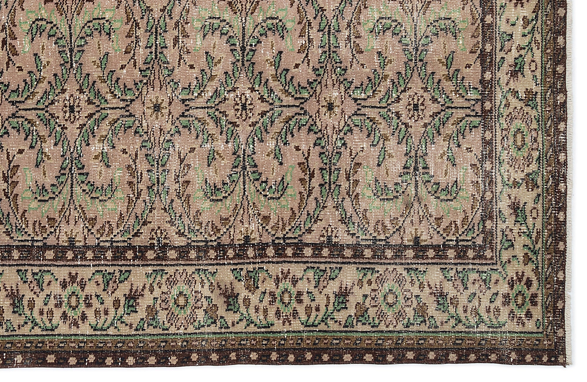 Naturel Over Dyed Vintage Rug 6'0'' x 9'9'' ft 184 x 297 cm