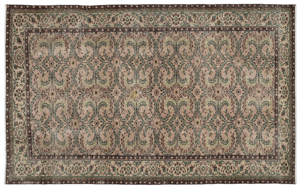 Naturel Over Dyed Vintage Rug 6'0'' x 9'9'' ft 184 x 297 cm