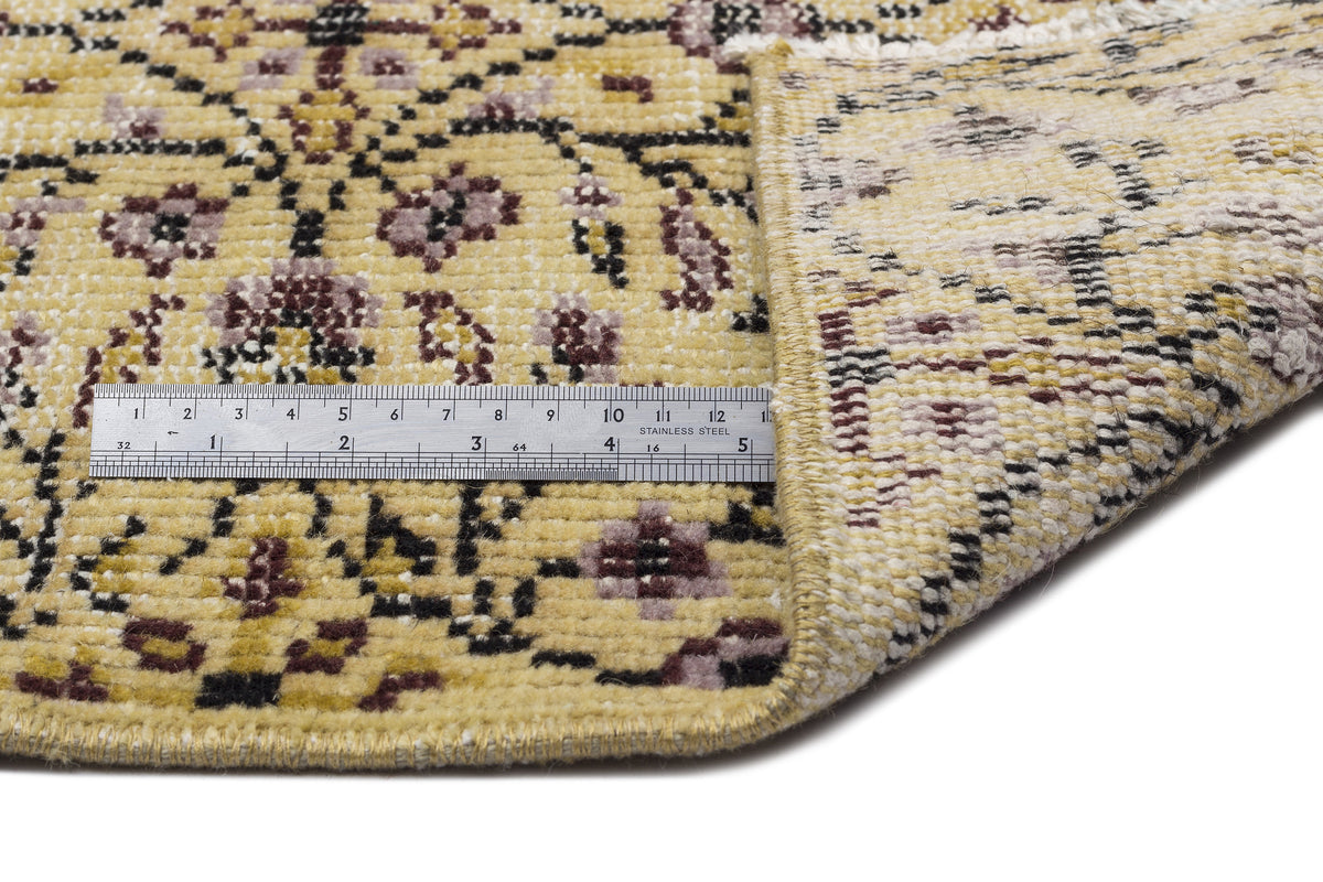 Naturel Over Dyed Vintage Rug 6&#39;1&#39;&#39; x 8&#39;9&#39;&#39; ft 186 x 267 cm