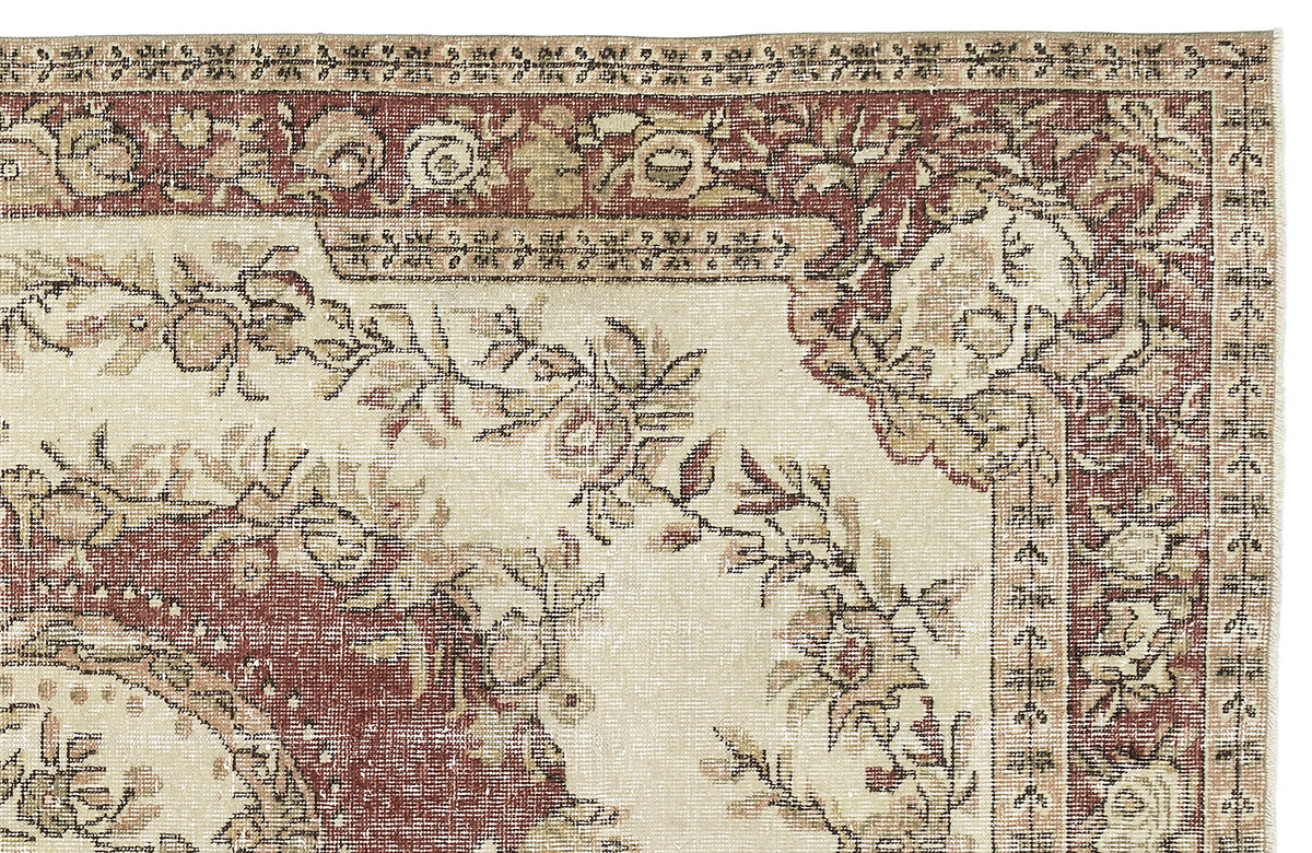 Naturel Over Dyed Vintage Rug 5&#39;9&#39;&#39; x 9&#39;11&#39;&#39; ft 174 x 301 cm