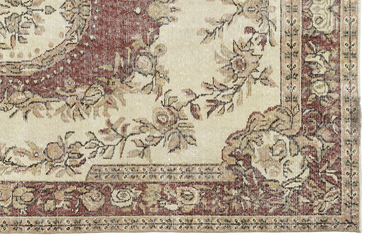 Naturel Over Dyed Vintage Rug 5&#39;9&#39;&#39; x 9&#39;11&#39;&#39; ft 174 x 301 cm