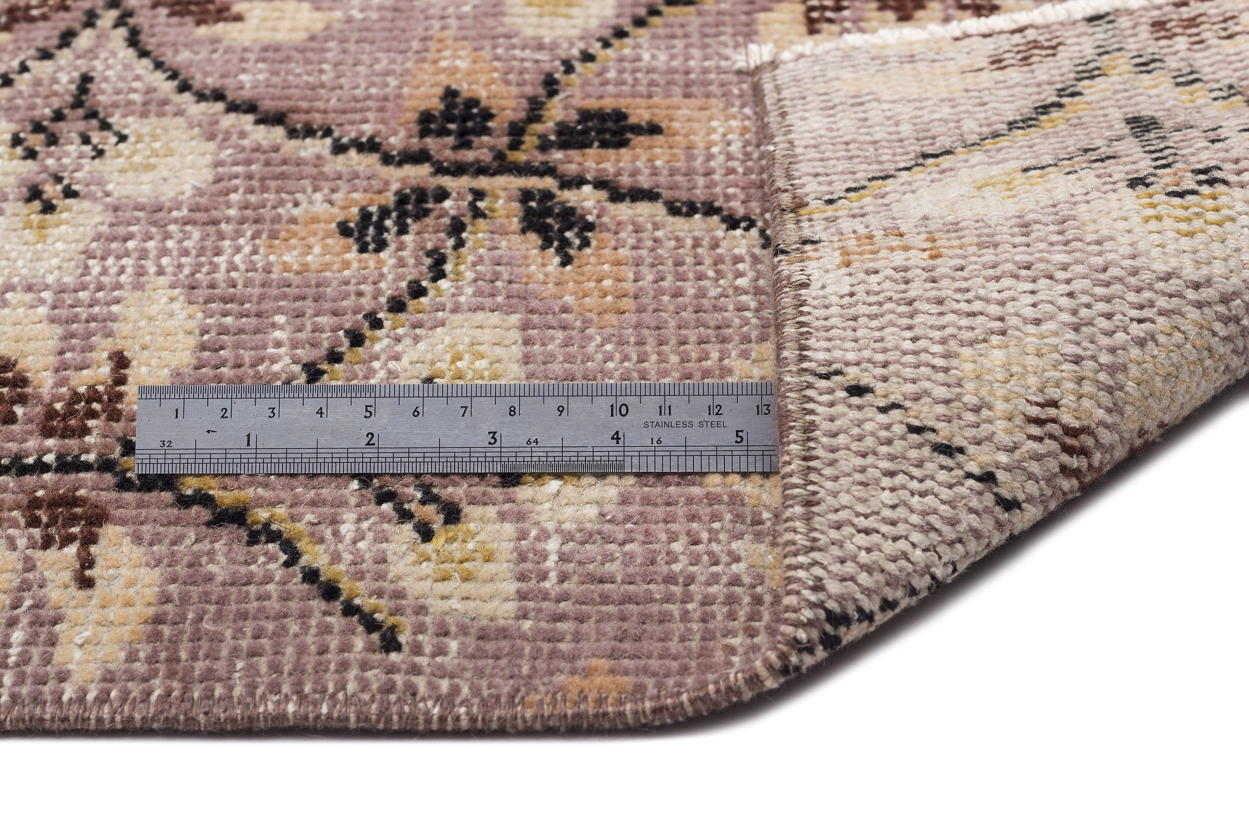 Retro Over Dyed Vintage Rug 5'11'' x 9'7'' ft 181 x 293 cm