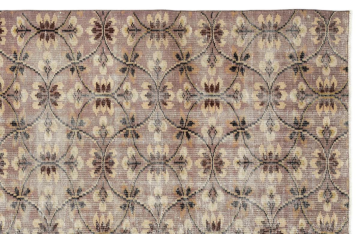 Retro Over Dyed Vintage Rug 5&#39;11&#39;&#39; x 9&#39;7&#39;&#39; ft 181 x 293 cm