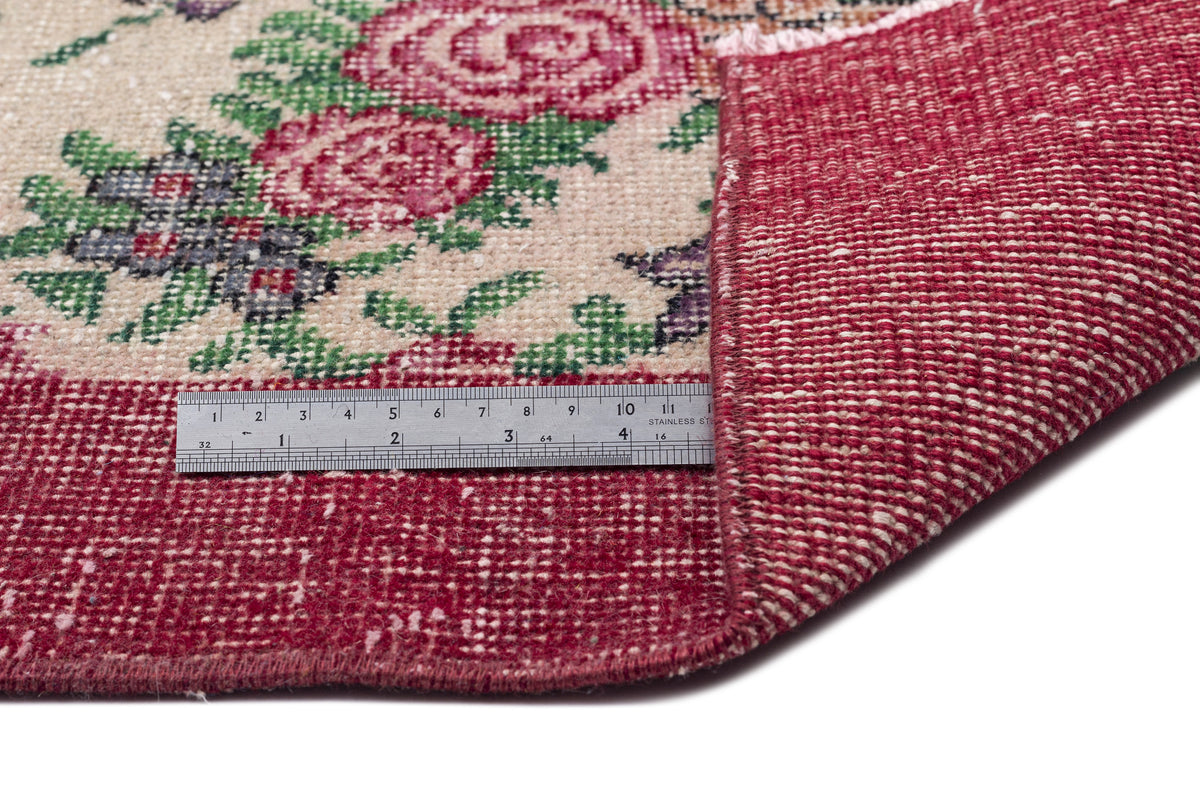 Retro Over Dyed Vintage Rug 7&#39;6&#39;&#39; x 10&#39;10&#39;&#39; ft 229 x 330 cm