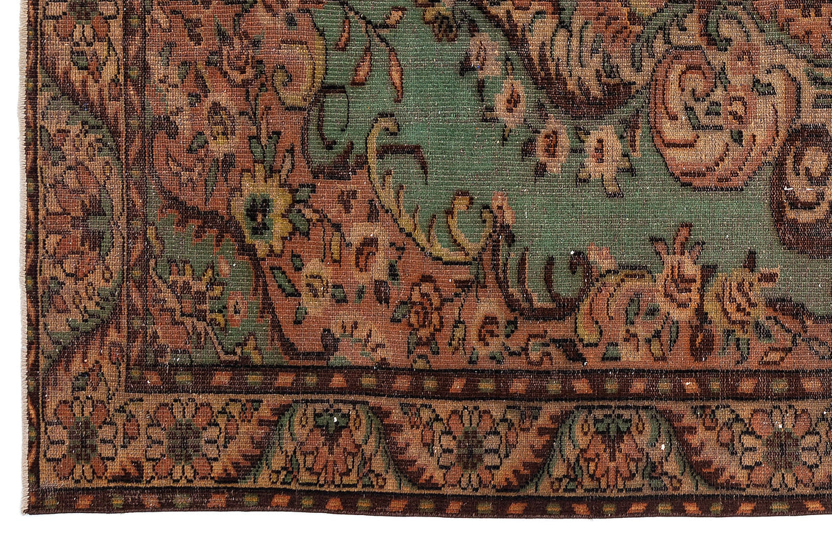 Naturel Over Dyed Vintage Rug 5&#39;9&#39;&#39; x 9&#39;11&#39;&#39; ft 175 x 302 cm