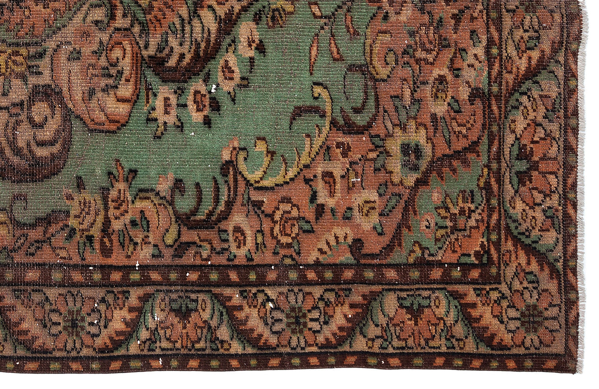 Naturel Over Dyed Vintage Rug 5&#39;9&#39;&#39; x 9&#39;11&#39;&#39; ft 175 x 302 cm