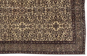 Naturel Over Dyed Vintage Rug 4'9'' x 8'4'' ft 146 x 253 cm