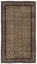 Naturel Over Dyed Vintage Rug 4'9'' x 8'4'' ft 146 x 253 cm