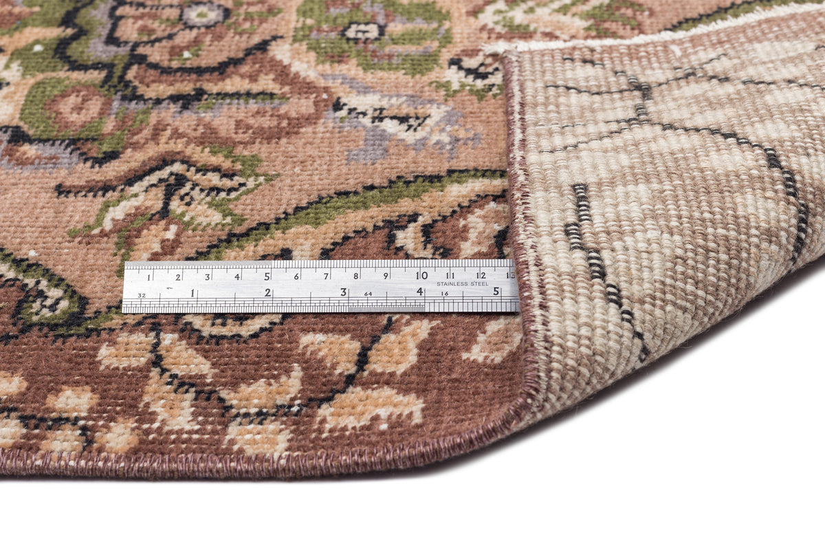 Naturel Over Dyed Vintage Rug 5&#39;4&#39;&#39; x 8&#39;8&#39;&#39; ft 163 x 264 cm