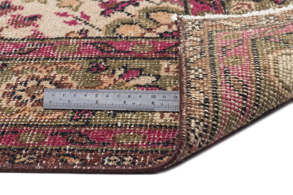 Naturel Over Dyed Vintage Rug 5&#39;2&#39;&#39; x 8&#39;11&#39;&#39; ft 157 x 273 cm