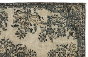 Naturel Over Dyed Vintage Rug 5'5'' x 9'11'' ft 166 x 303 cm