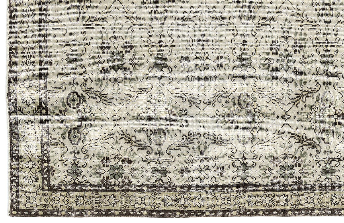 Naturel Over Dyed Vintage Rug 4&#39;9&#39;&#39; x 8&#39;0&#39;&#39; ft 144 x 245 cm