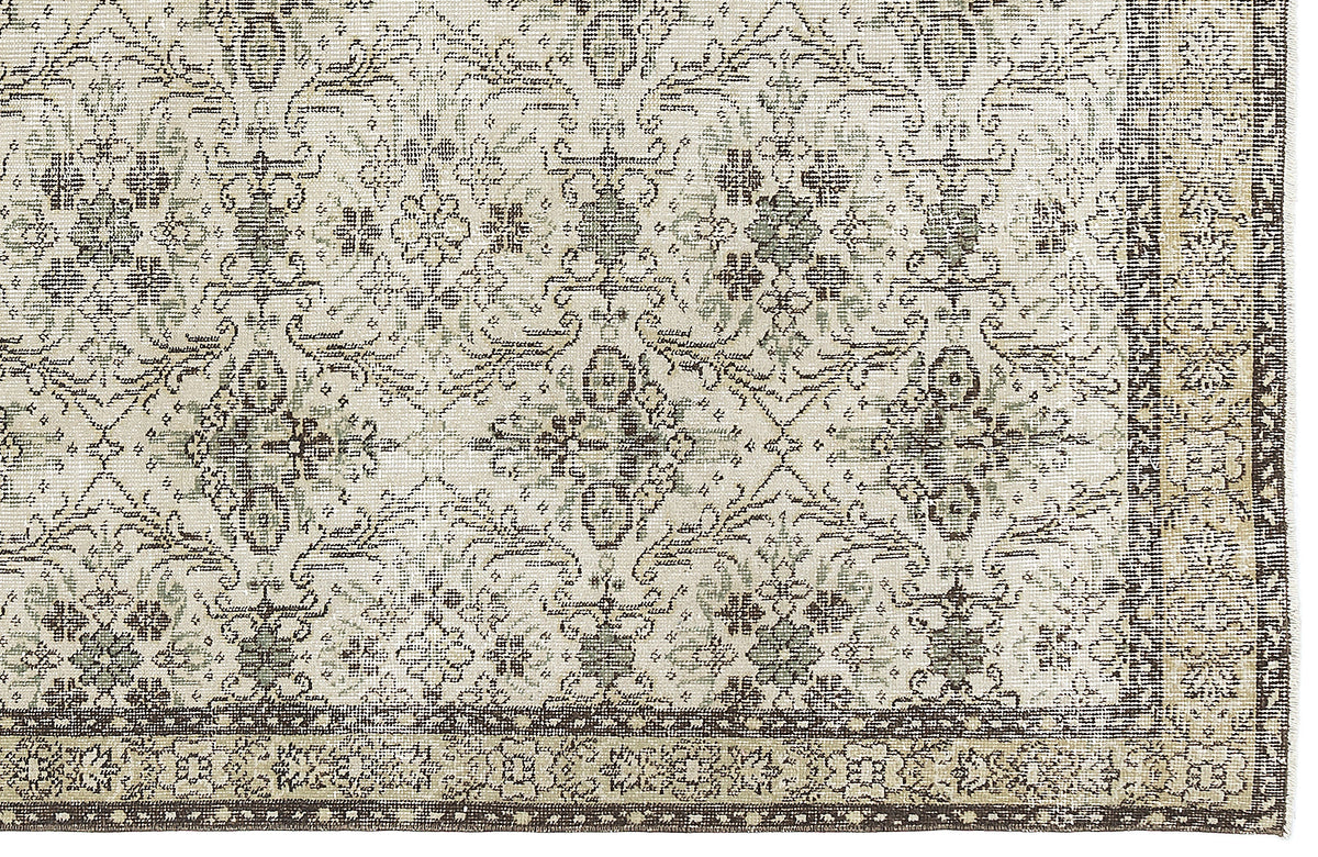 Naturel Over Dyed Vintage Rug 4&#39;9&#39;&#39; x 8&#39;0&#39;&#39; ft 144 x 245 cm