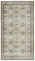 Naturel Over Dyed Vintage Rug 4'9'' x 8'0'' ft 144 x 245 cm
