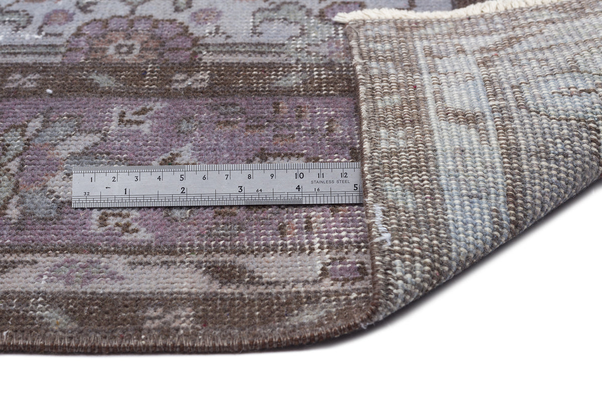 Blue Over Dyed Vintage Rug 5&#39;5&#39;&#39; x 9&#39;7&#39;&#39; ft 166 x 293 cm