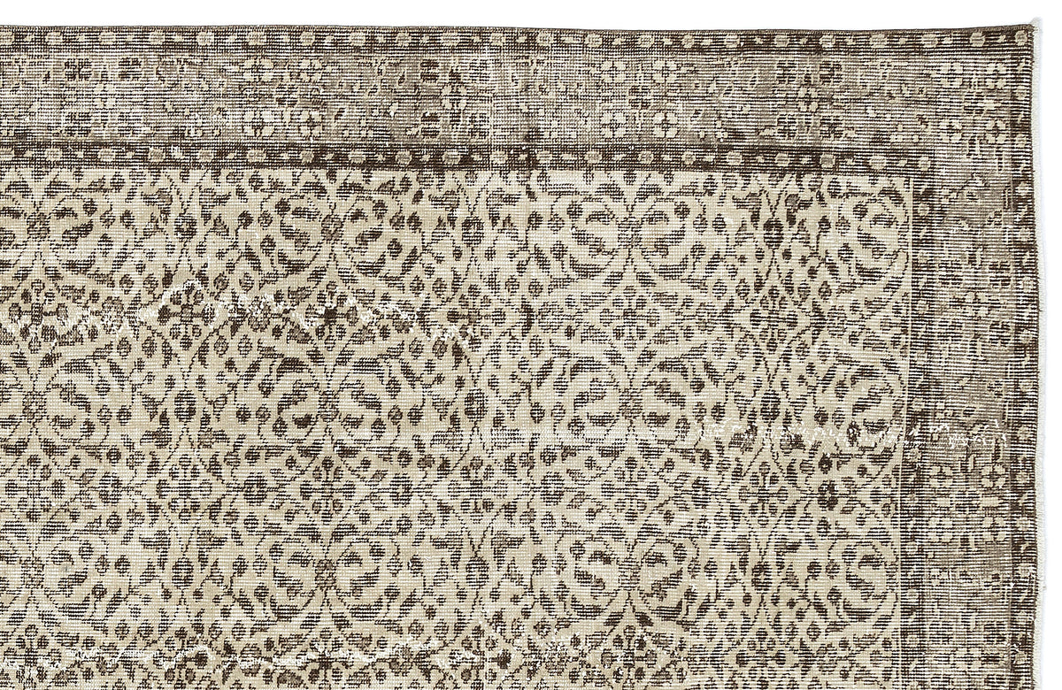 Naturel Over Dyed Vintage Rug 5&#39;5&#39;&#39; x 9&#39;1&#39;&#39; ft 166 x 277 cm