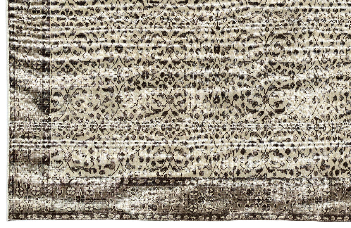 Naturel Over Dyed Vintage Rug 5&#39;5&#39;&#39; x 9&#39;1&#39;&#39; ft 166 x 277 cm