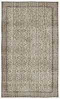 Naturel Over Dyed Vintage Rug 5'5'' x 9'1'' ft 166 x 277 cm