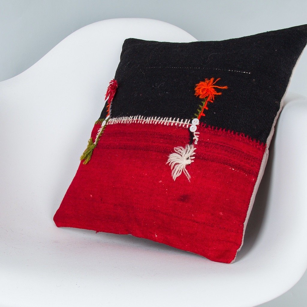 Bohemian_Multiple Color_Kilim Pillow Cover_16x16_Z1003_7707