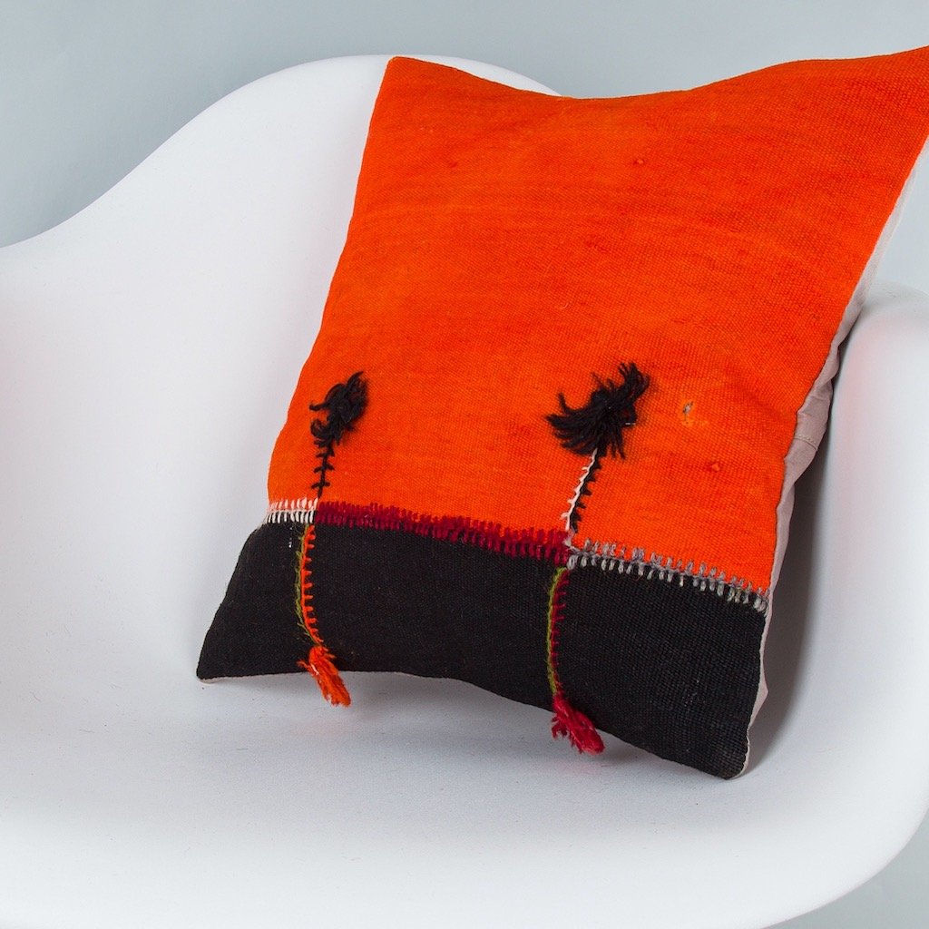 Bohemian_Multiple Color_Kilim Pillow Cover_16x16_Z1003_7711