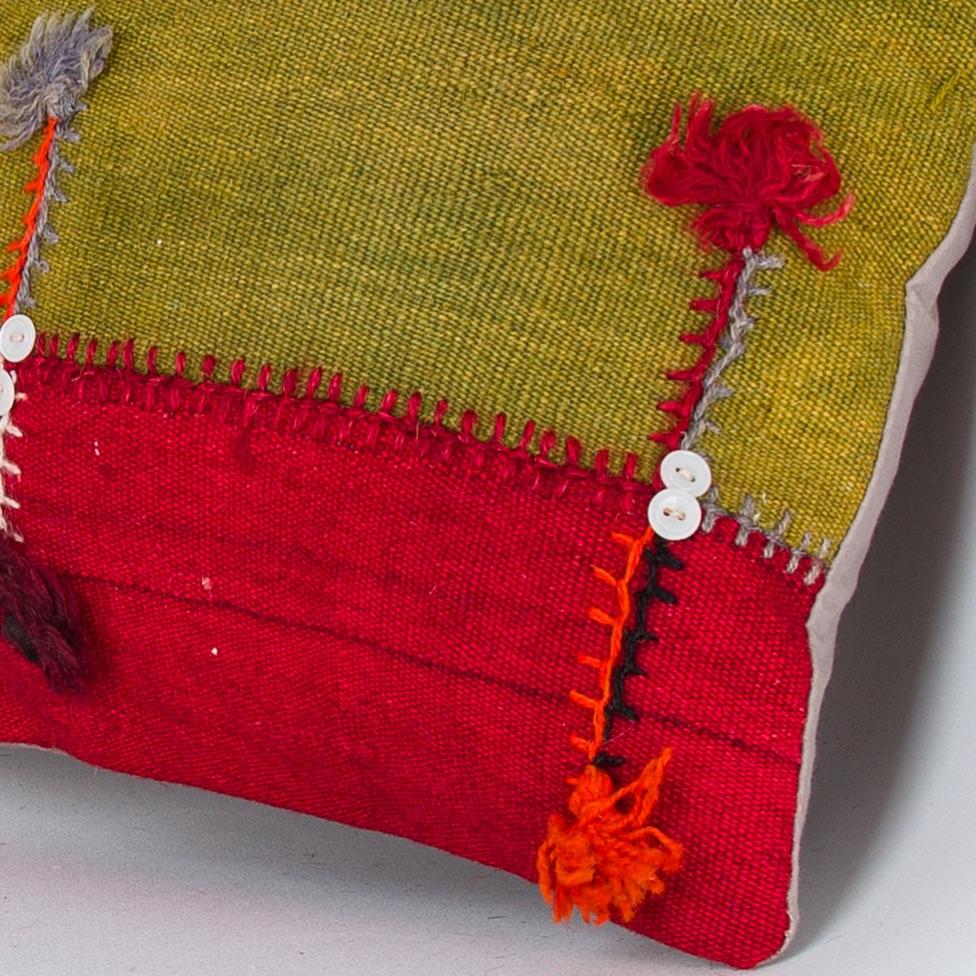 Bohemian_Multiple Color_Kilim Pillow Cover_16x16_Z1003_7712