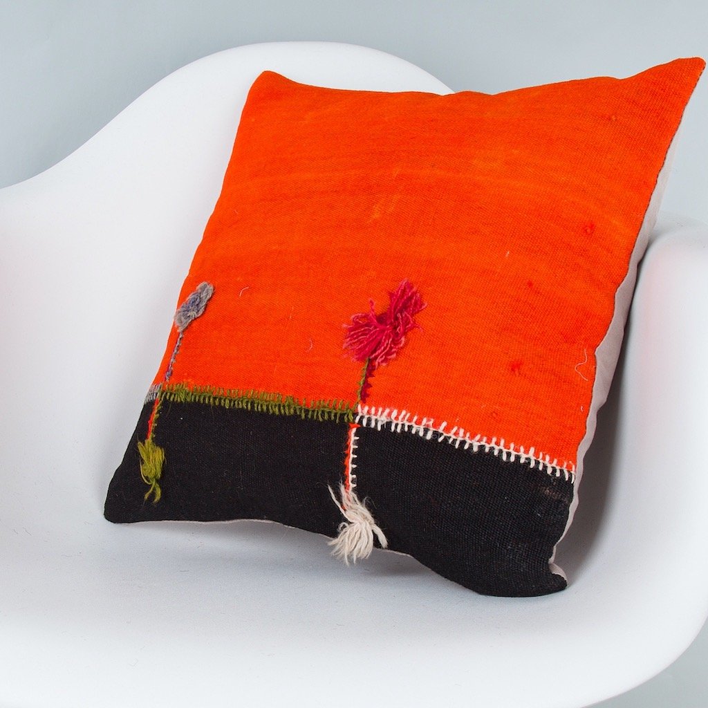 Bohemian_Multiple Color_Kilim Pillow Cover_16x16_Z1003_7734