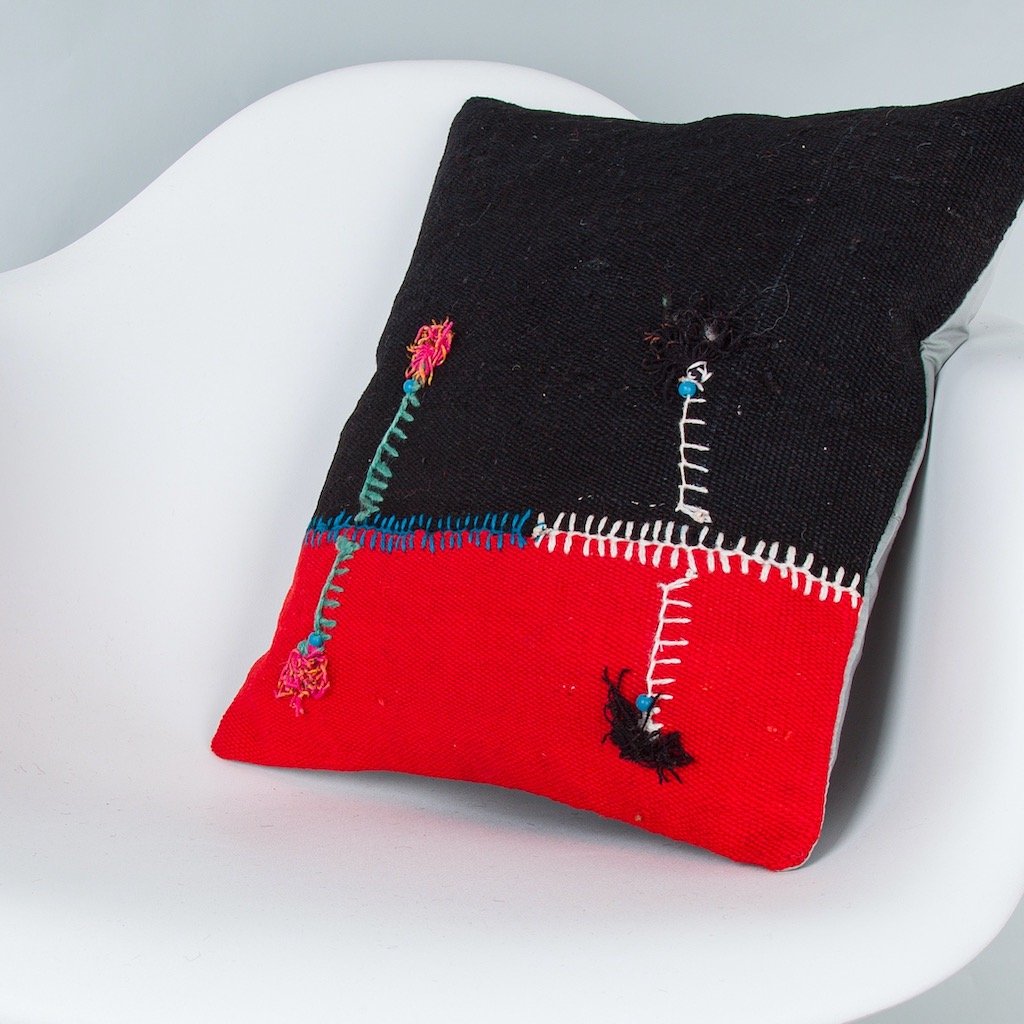 Bohemian_Multiple Color_Kilim Pillow Cover_16x16_Z1003_7740