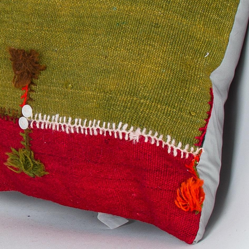 Bohemian_Multiple Color_Kilim Pillow Cover_16x16_Z1003_7810