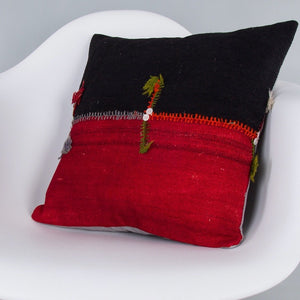 Bohemian_Multiple Color_Kilim Pillow Cover_16x16_Z1003_7811