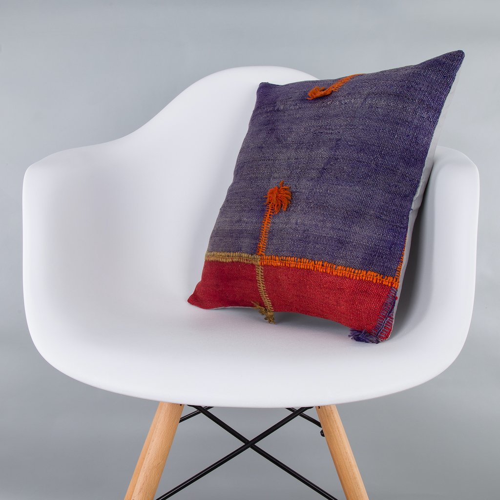Bohemian_Multiple Color_Kilim Pillow Cover_16x16_Z1003_7821